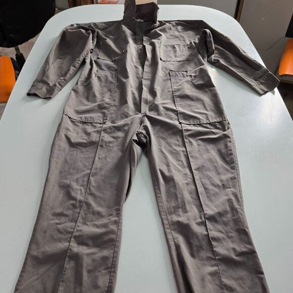 Vintage Gray Utility Workwear Coveralls - Unisex Long Sleeve - Picture 3 of 8